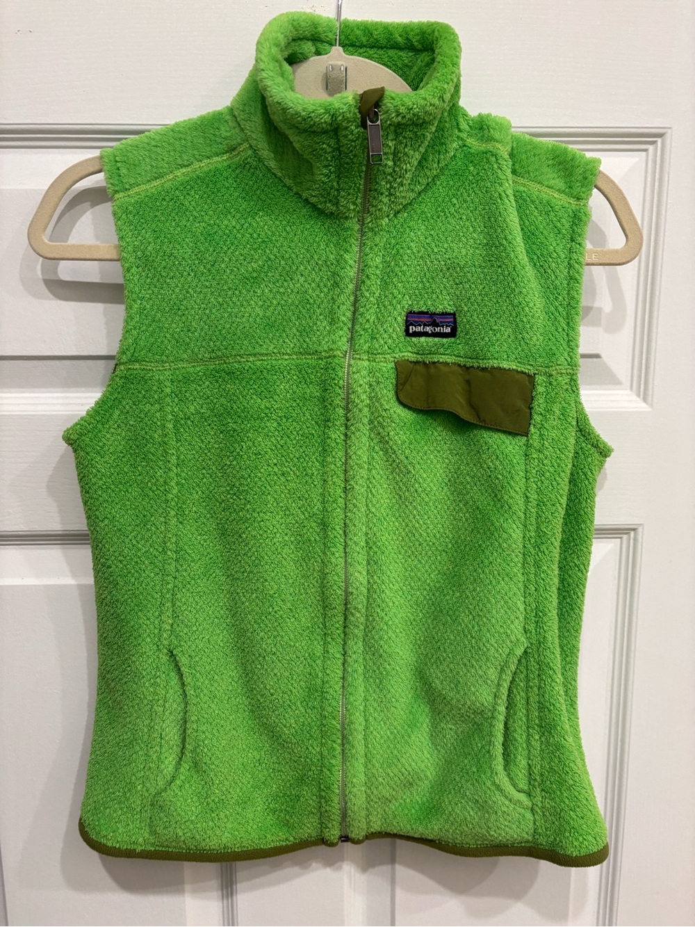 Women’s Patagonia fleece vest, size medium